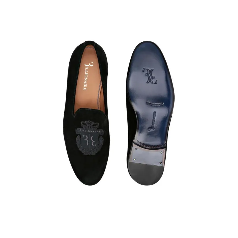 Billionaire Loafers Men's Black-4