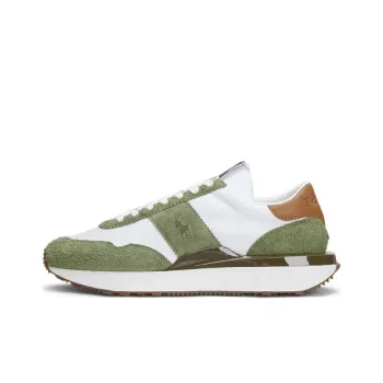 Polo Ralph Lauren Panelled Lace Up Sneakers