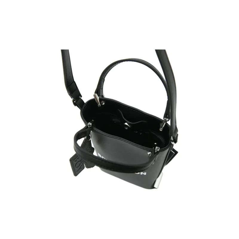 Boy London Polyurethane Crossbody Bag Shoulder Bag Unisex Black-5