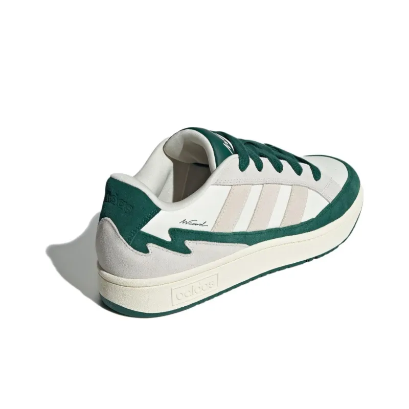 Adidas WCARD ADV Anti Slip Wear Resistant Low Top Skateboard Shoes Unisex Gray Green-2