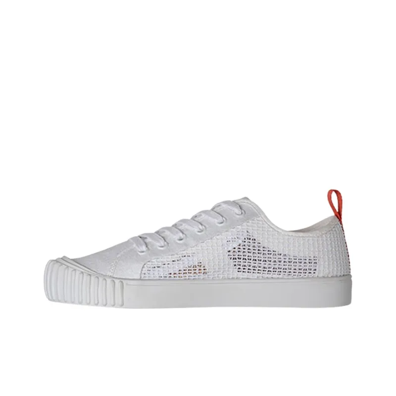 Havaianas Anti-Slip Wear-Resistant Low-Top Skateboard Shoes Women's White-0