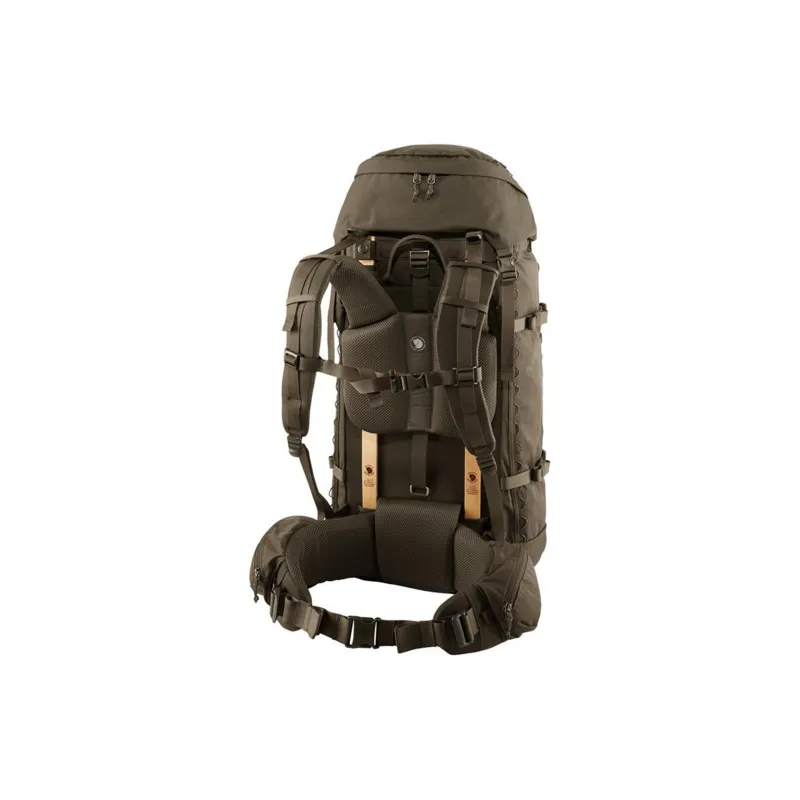 Fjallraven Recycled Polyamide Backpack Unisex Black Olive Color-4