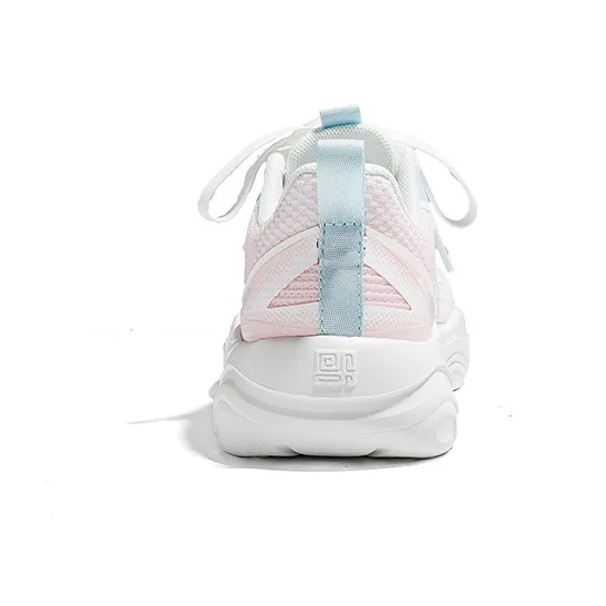 Warrior Cushioning Lightweight Running Shoes Women's White Pink-4
