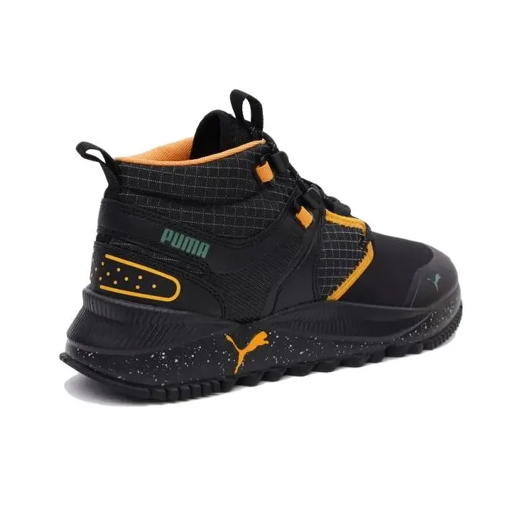 PUMA Pacer Future Shock Absorbers With Slip Resistant Features Mid Top Casual Shoes Men's Black-3
