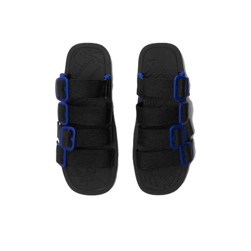 Burberry Slip Resistant Slide Slippers Men's Black-2
