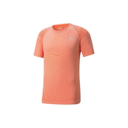 PUMA Training EVO T-Shirts Men Bright Light Orange