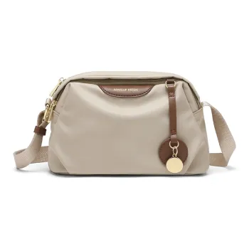 MAKEUP KITTEN Synthetic Leather Shoulder Bag Crossbody Bag Medium Size Women's Khaki