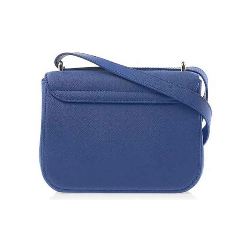 Vivienne Westwood Linda Calfskin Shoulder Bag, Crossbody Bag Women's Blue-2