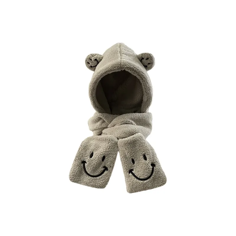 JW Polyester One Piece Cloak Beanie Women's-1