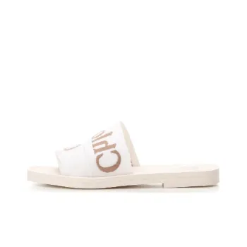 Chloe Slide Slippers Women's White