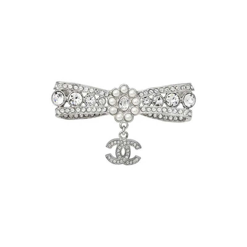 CHANEL Brooches Women's Silver-1