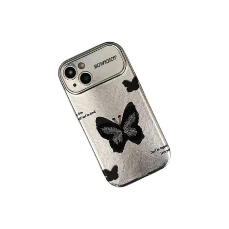 SHANGHUI TPU Material English Butterfly Phone Cases Compatibility IPhone12/13/14/15/Pro/Ma-9