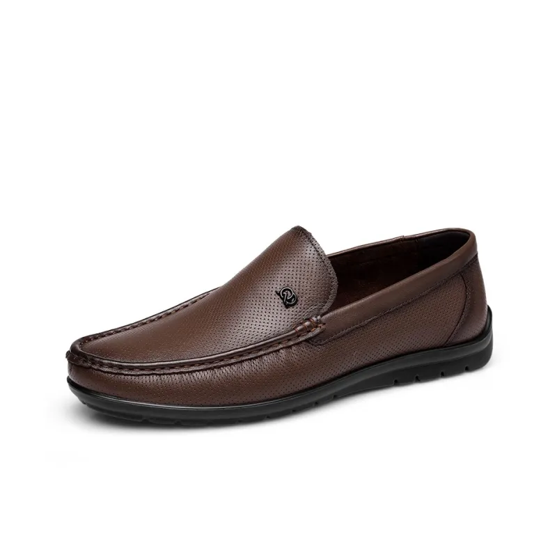 Strongman 3515 Genuine Leather Shoes Breathable Soft Sole Business Shoes Men's-7