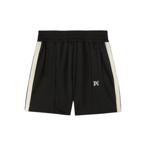 PALM ANGELS Monogram-embroidered Track Shorts