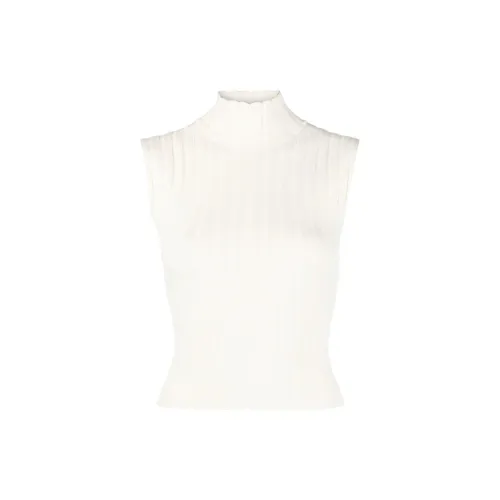 FILIPPA K Mock Neck Ribbed Sleeveless Top