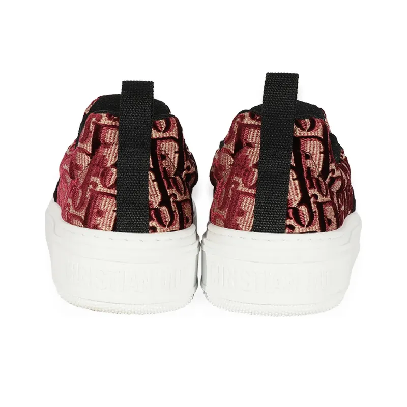 DIOR Solar Slip On Red Oblique Women's-4