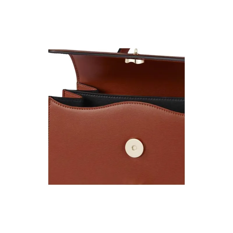 CARTIER Panthère De Cartier Calfskin Shoulder Bag Crossbody Bag Handbag Small Size Women's Chestnut-3