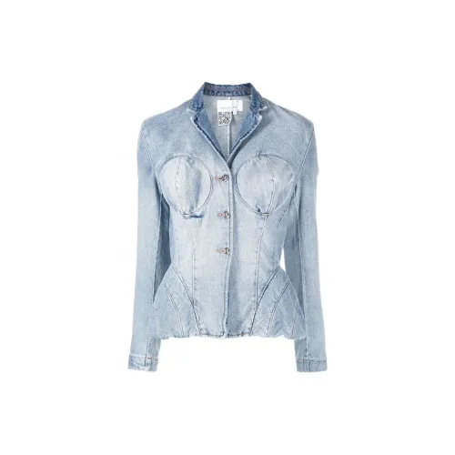 NATASHA ZINKO Sculpted Denim Jacket