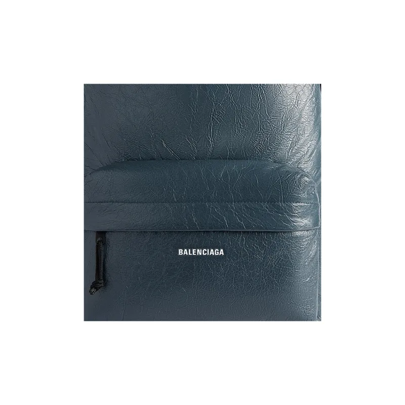 Balenciaga Explorer Lambskin Backpack Men's Dark Blue-4