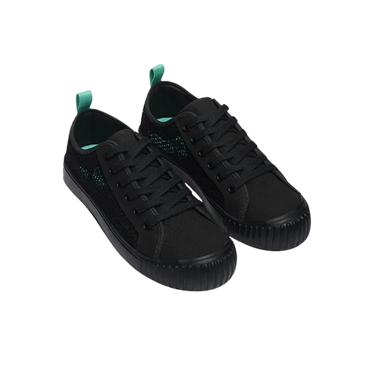 Havaianas Wear Resistant Low Top Skateboard Shoes Women's Black-1
