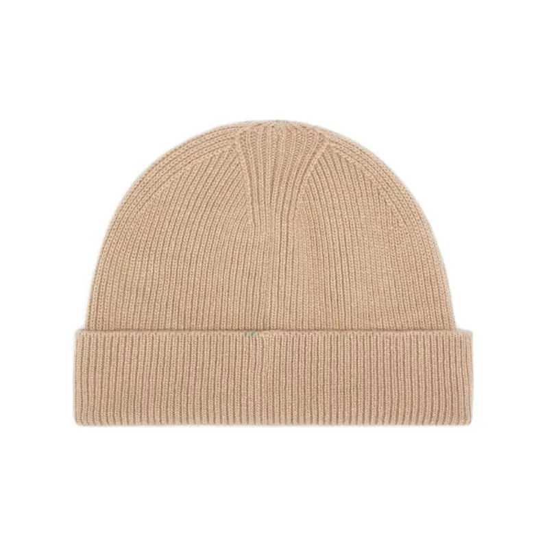 LACOSTE Wool Blend Beanies Unisex Brown-1