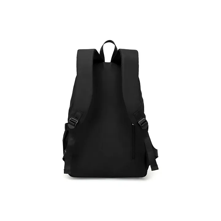 MAKEUP KITTEN Nylon Backpack Large Size Unisex Black/Khaki-3