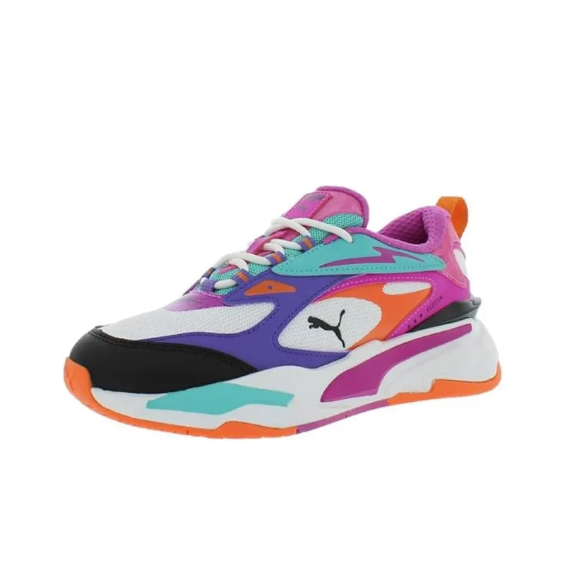 PUMA RS Fast Shock Absorbers Low Top Casual Shoes Men's White Red Purple-2
