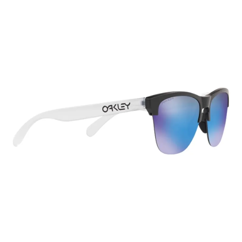 Oakley TR/Memory Plastic Irregular Shape Sunglasses Unisex Black-2