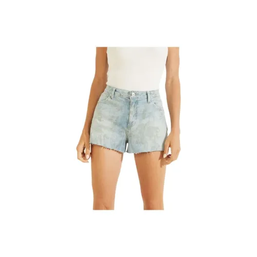 GUESS Denim Shorts Women's Light Blue