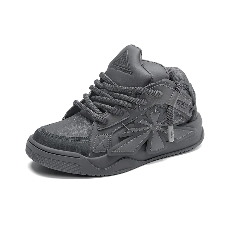 Masongarments Skateboard Shoes Unisex Modern Gray-0