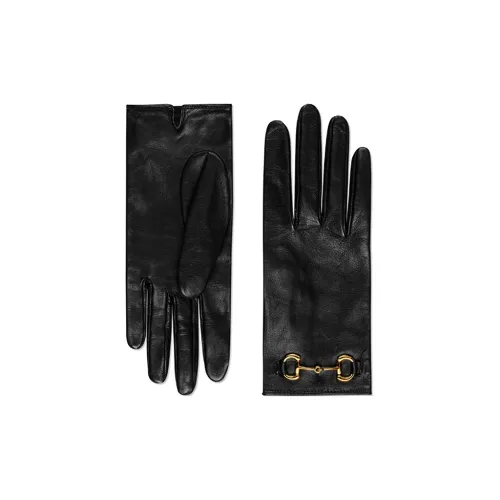GUCCI Cashmere Gloves Women's Black