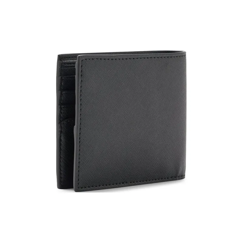 HUGO BOSS Recycled Leather Wallet Men's Black-1