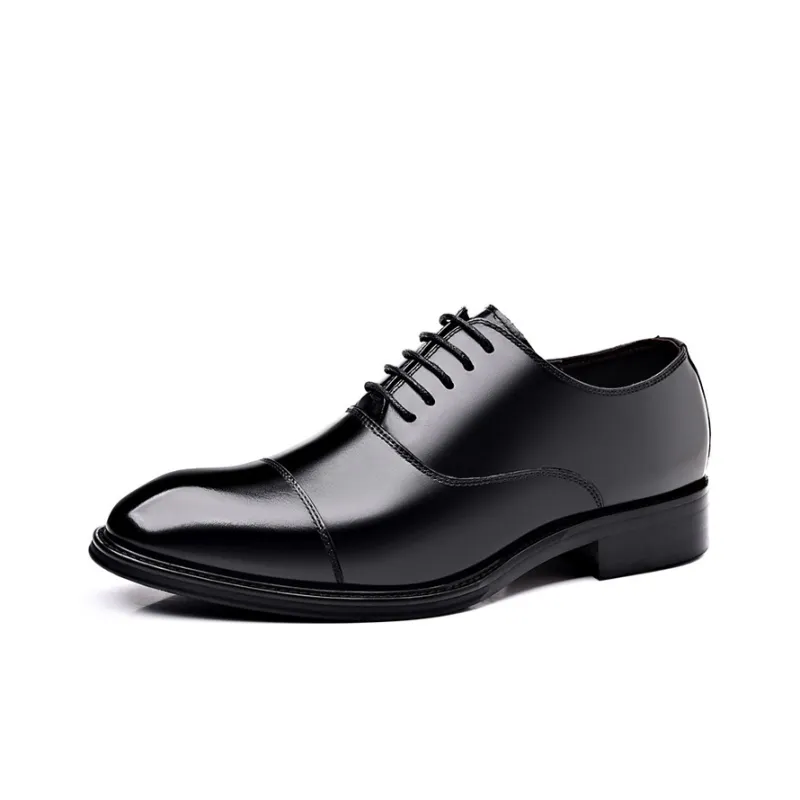 YEDANI Dress Shoes Men Low Top Black/Brown-1
