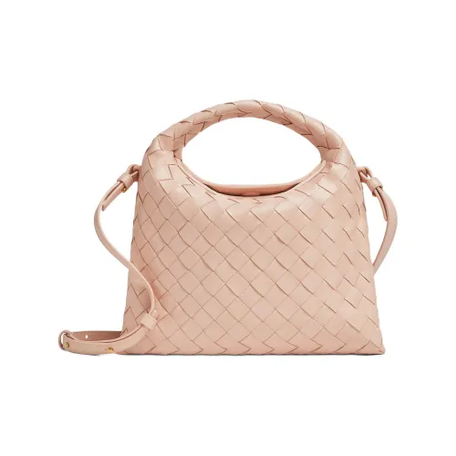 Bottega Veneta Cow Leather Handbag Shoulder Bag Crossbody Bag Mini Women's Lotus Pink