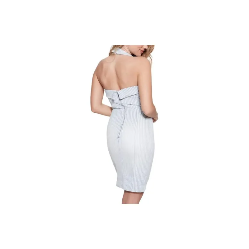 GUESS Slip Dresses Women's Light Blue-1