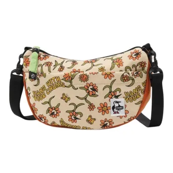 CHUMS Cotton And Polyester Blend Shoulder Bag Crossbody Bag Unisex BOOBY Floral