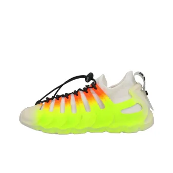 MSGM Wear-Resistant Low-Top Casual Shoes Men's Neon Yellow