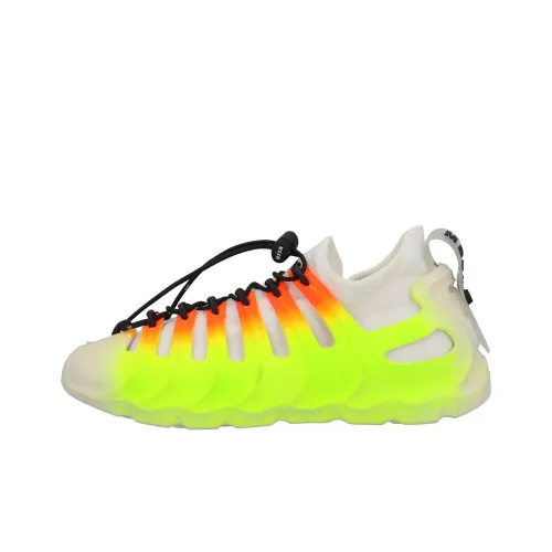 MSGM Casual Shoes Men Low-Top Neon Yellow