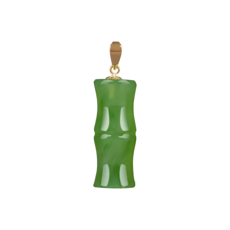 Seven Little Craftsmen 18K Gold Hetian Jade Pendants Unisex Jasper-0