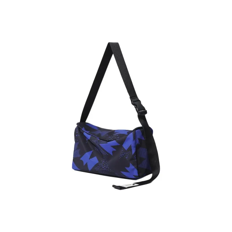 NOXXON Nylon Fabric One Shoulder Handbag Crossbody Bag Medium Size Unisex Ink Blue-1