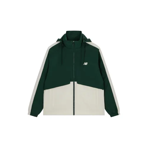 New Balance Casual Hooded Jackets Unisex Green