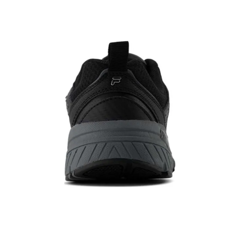 FILA Memory Decimus 8 Cushioned Slip Resistant Low Top Casual Shoes Men's Black-3