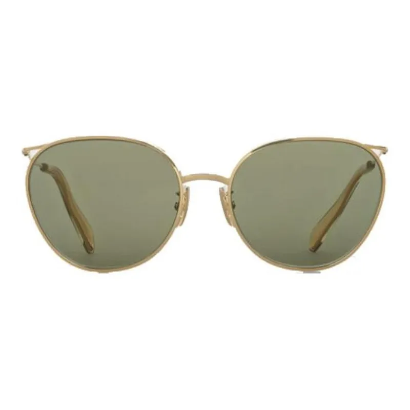 CELINE Resin Square Sunglasses Women's Gold-1