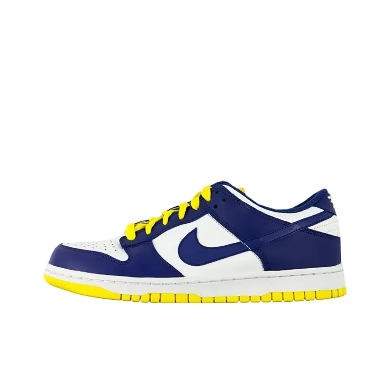 Nike Dunk Low White Wicked Purple Vibrant Yellow Women's-0