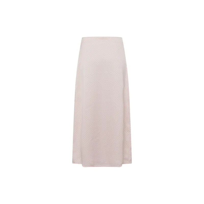 GANNI Casual Long Skirts Women's Pink-1