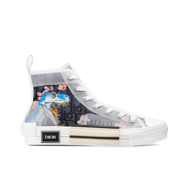 DIOR B23 High Canvas Sorayama Dinosaur Navy-1