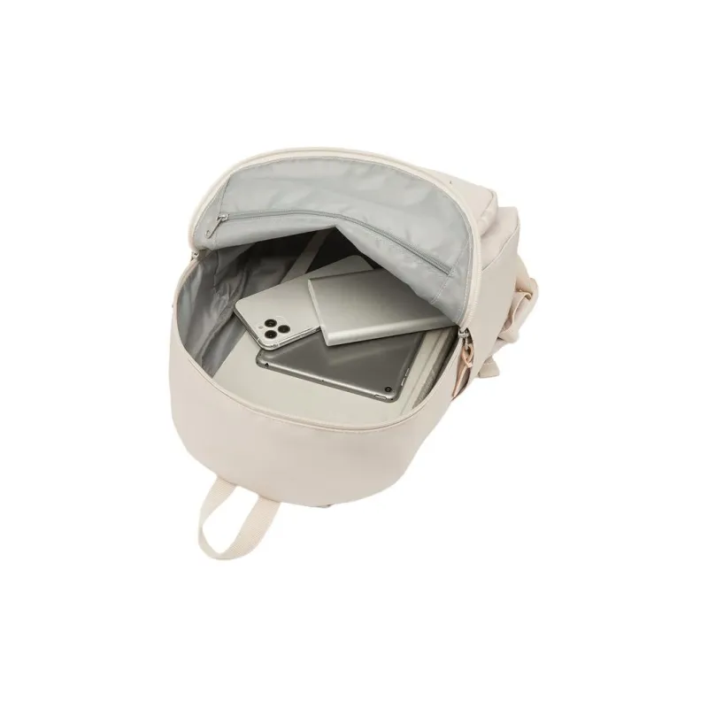 LiNing Sports Life Collection Fabric Sports Backpack Regular Women's Oat Gray-4