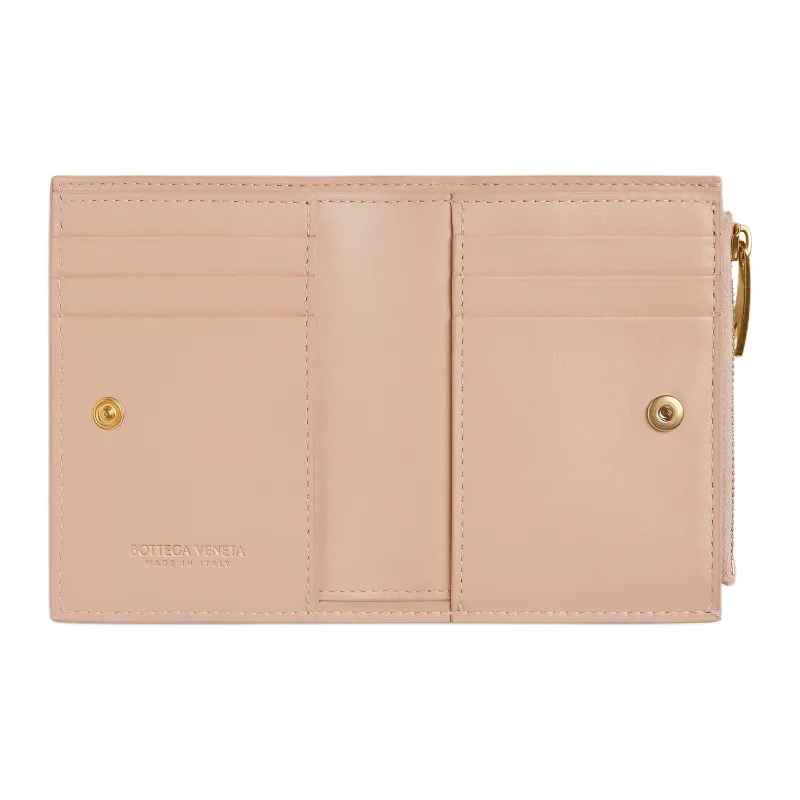 Bottega Veneta Cassette Small Bi Fold Zip Wallet-3