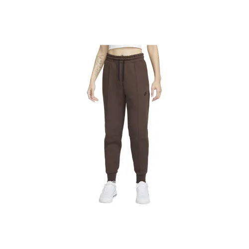 Nike Knitted Sweatpants Women's Dark Brown