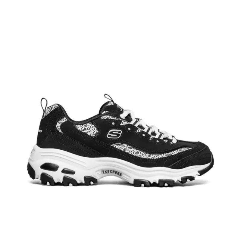 Skechers D Lites 1.0 White/Black Women's-1